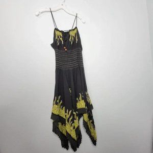 S M Advance Apparels Rayon Cotton Asymmetrical dress AA